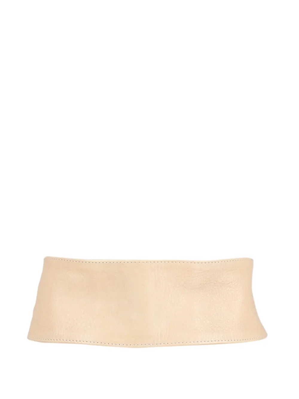 Pre-owned Vintage Leather Maxi Belt