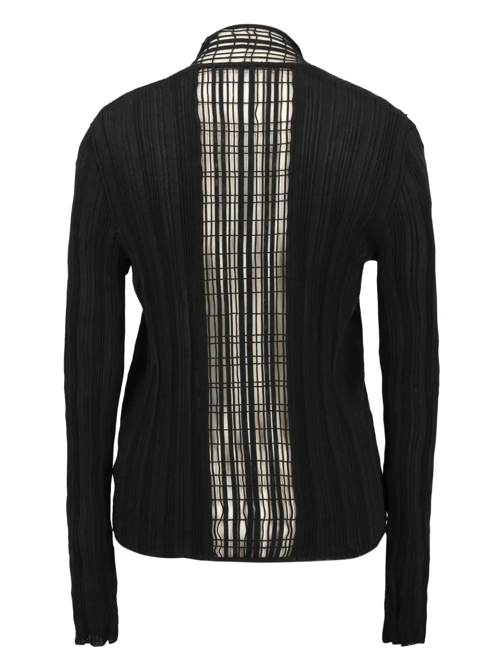Saint Laurent Pre-Owned cárdigan con aberturas | Image 2