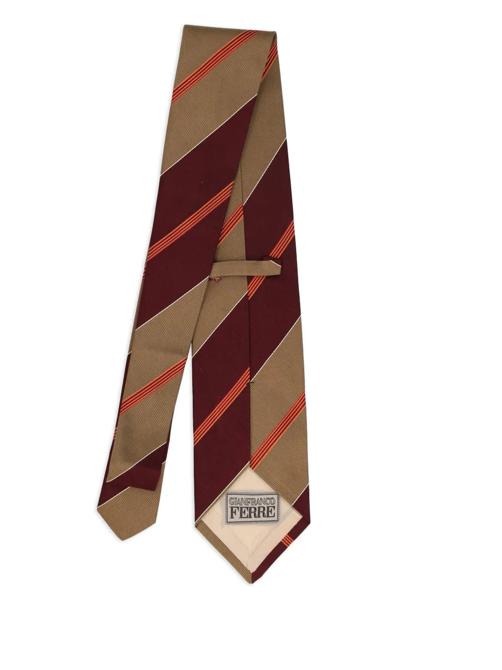Gianfranco Ferré Pre-Owned striped regimental tie | Image 2