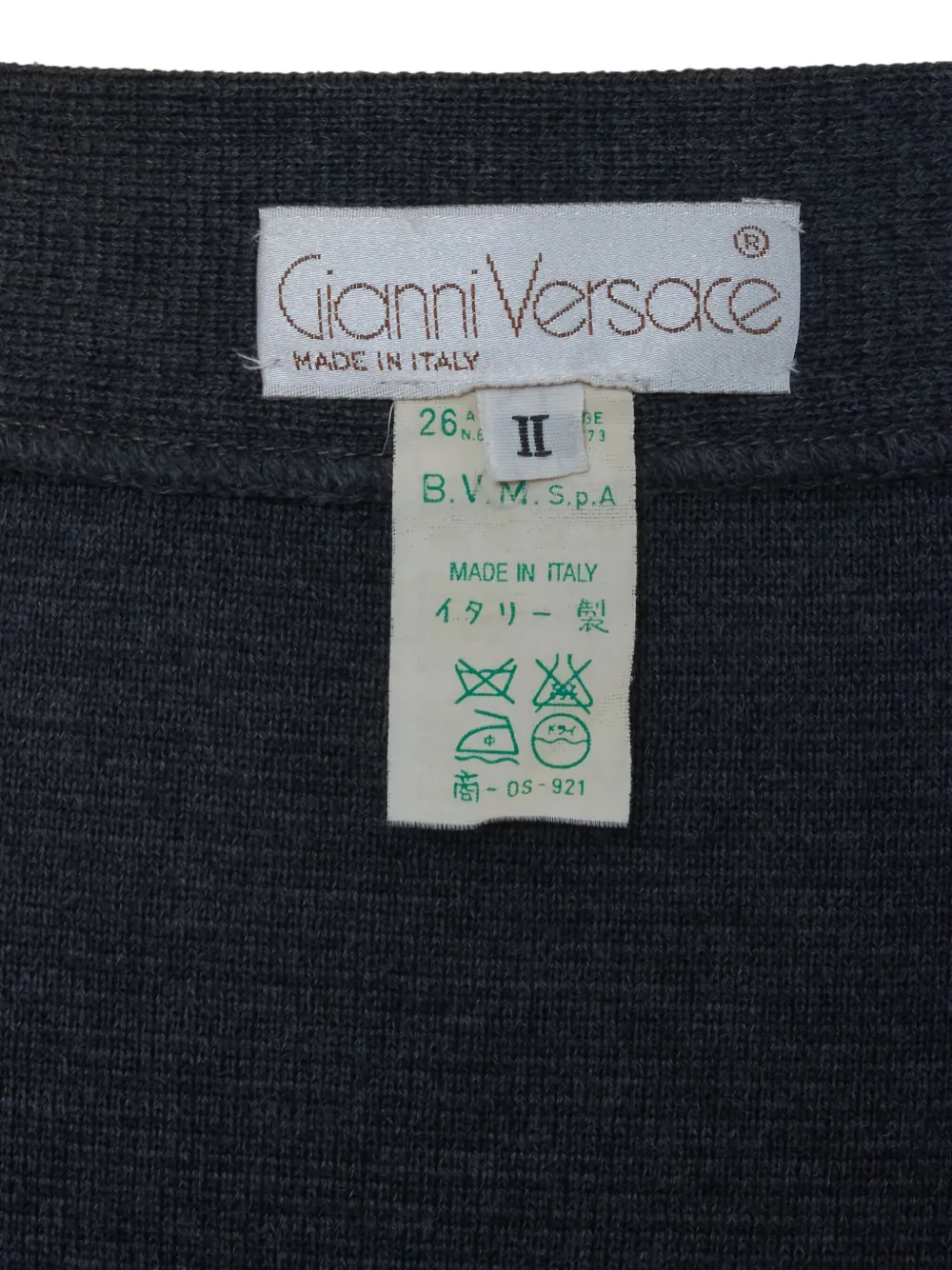 Versace Pre-Owned wool midi skirt | Image 2