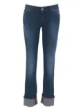 Gucci Pre-Owned turn-up hem jeans - Blue