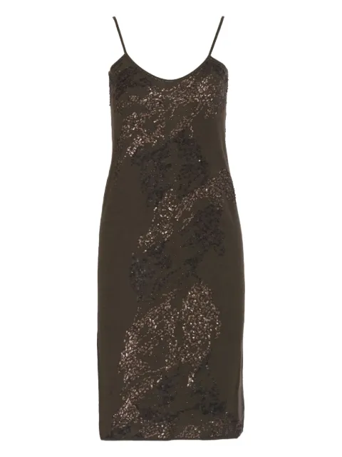 Krizia Pre-Owned sequinned midi dress