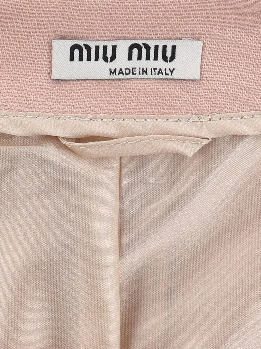 Pre-owned Miu Miu Concealed-fastening Coat