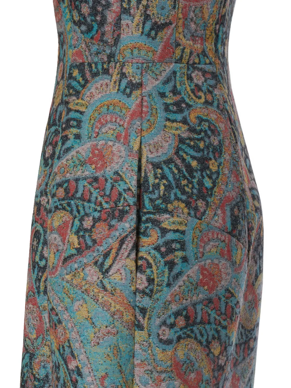 Pre-owned Carven Vintage Paisley-print Dress