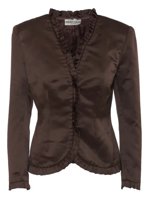 Vintage satin fitted jacket