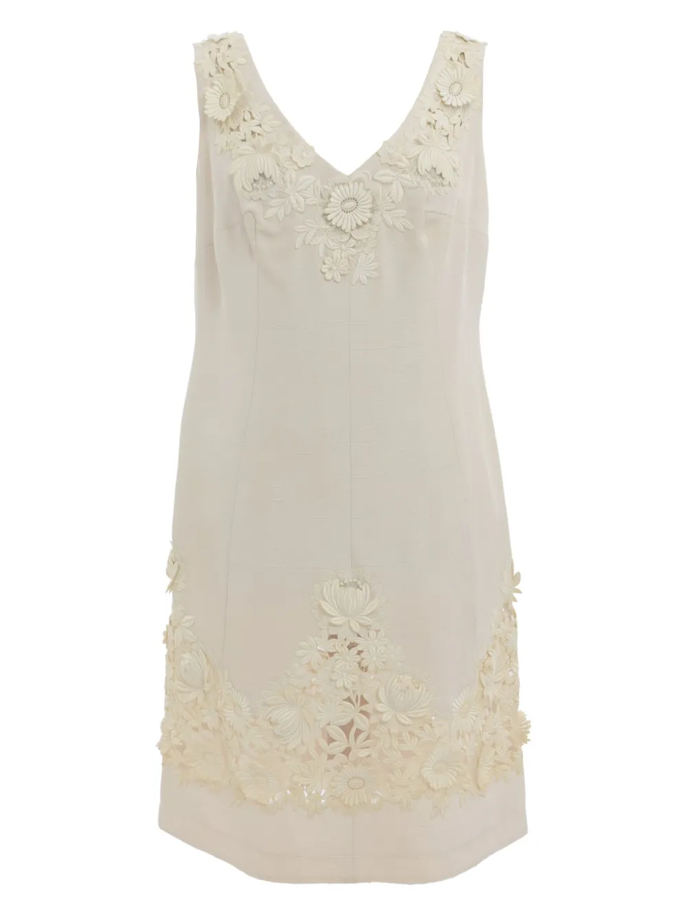 floral-lace cotton dress