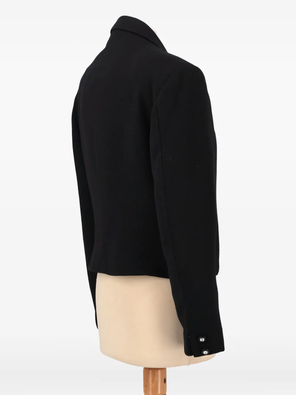 Versace Pre-Owned Completo doppiopetto in seta - Nero