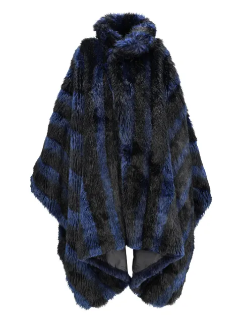 Emporio Armani Pre-Owned abrigo con motivo de rayas
