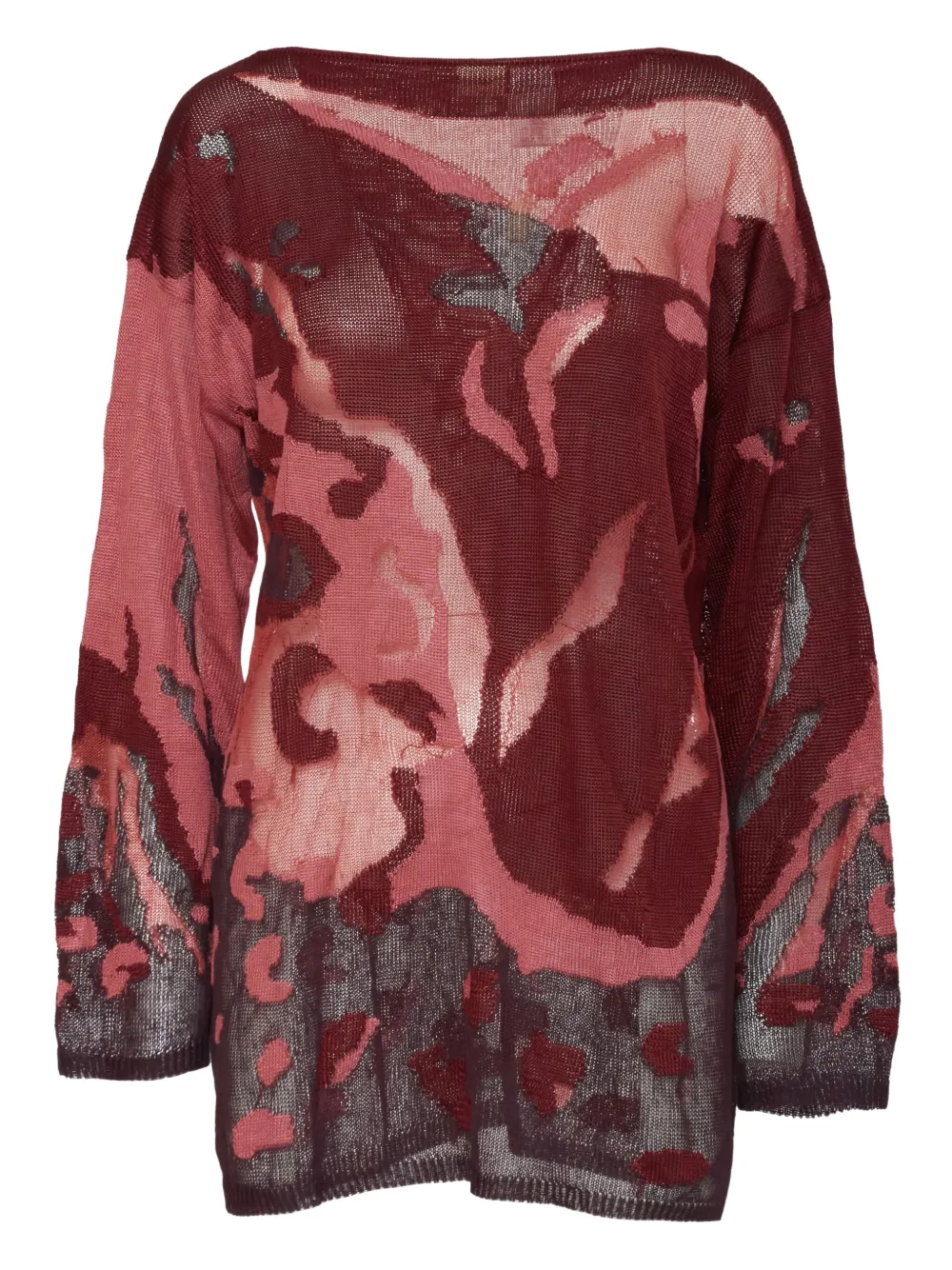 Krizia Pre-Owned patterned sweater | rojo | Image 1