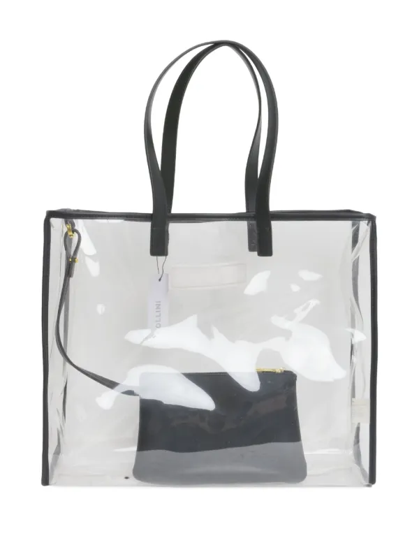 Pollini Vintage ロゴ トートバッグ | ホワイト | FARFETCH JP