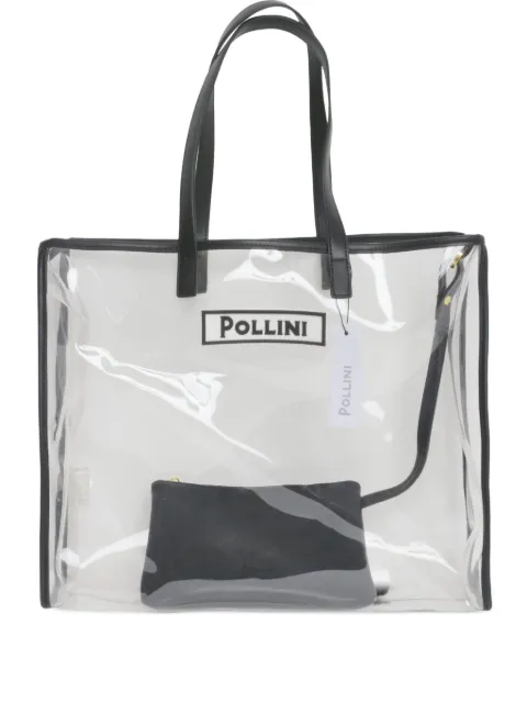 Pollini Vintage logo-print tote bag 