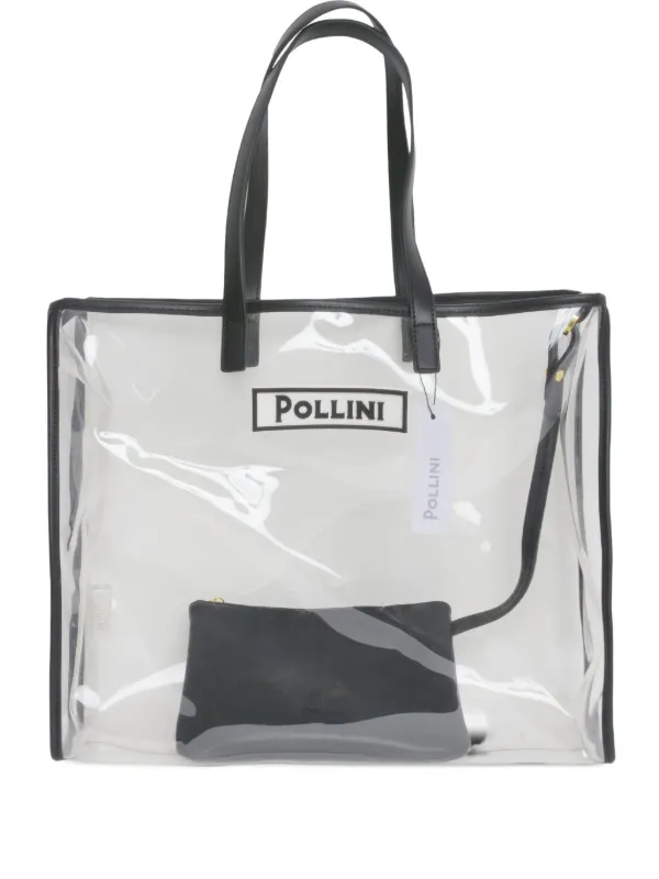 Pollini Vintage ロゴ トートバッグ | ホワイト | FARFETCH JP