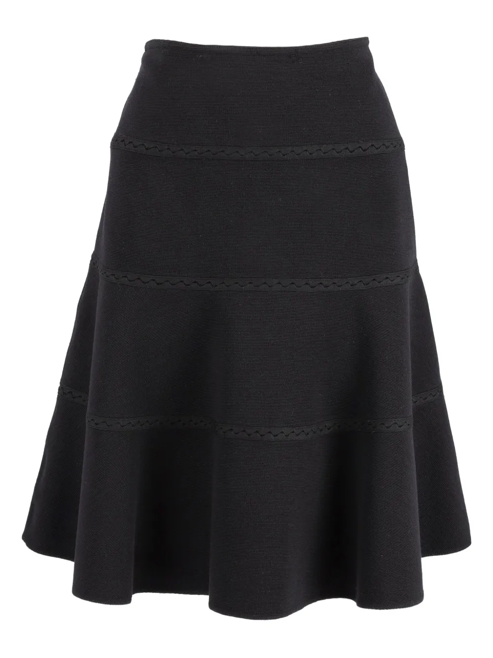 Alaïa Pre-Owned jupe en laine à coupe mi-longue | noir | Image 1