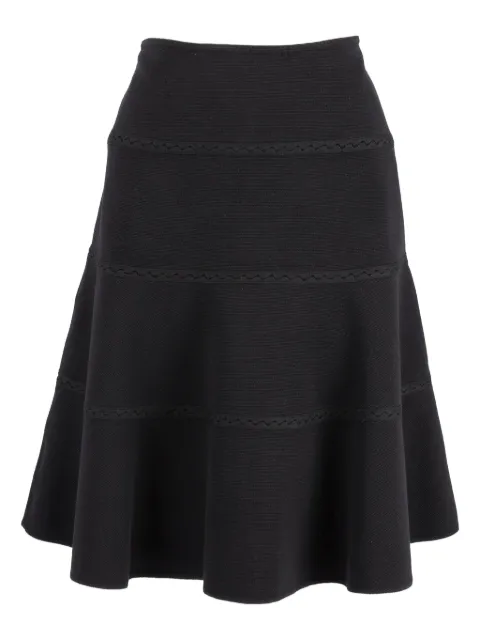 Alaïa Pre-Owned wool midi skirt