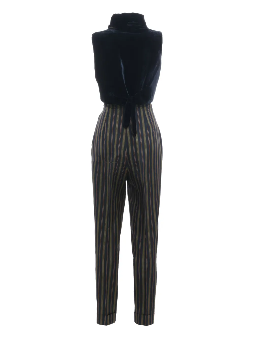 Pre-owned Romeo Gigli 1980s Silk Suit In Blue
