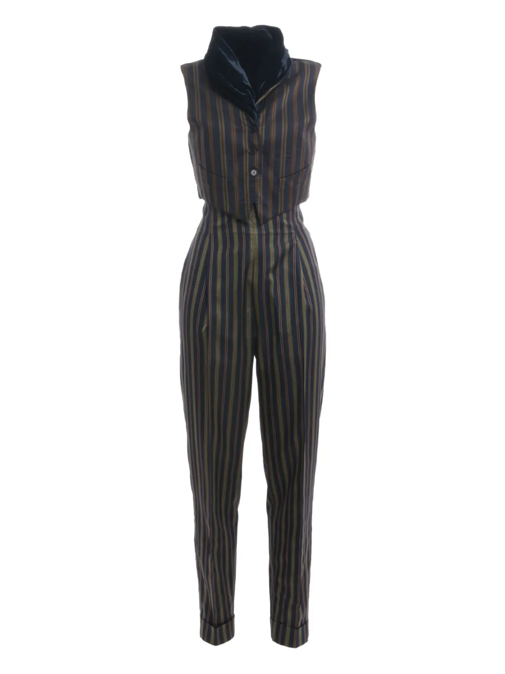 Romeo Gigli Pre-Owned 1980s silk suit | Blue | Image 1