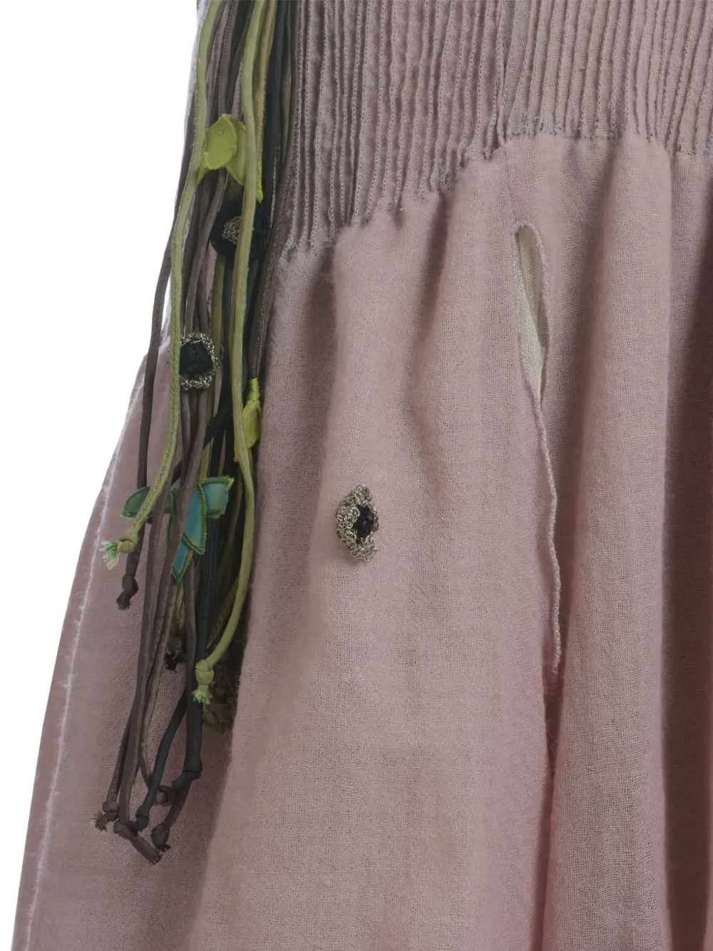 CAVALLI E NASTRI VINTAGE Geplooide midi-jurk - Roze