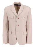 Junya Watanabe MAN linen single-breasted blazer - Neutrals