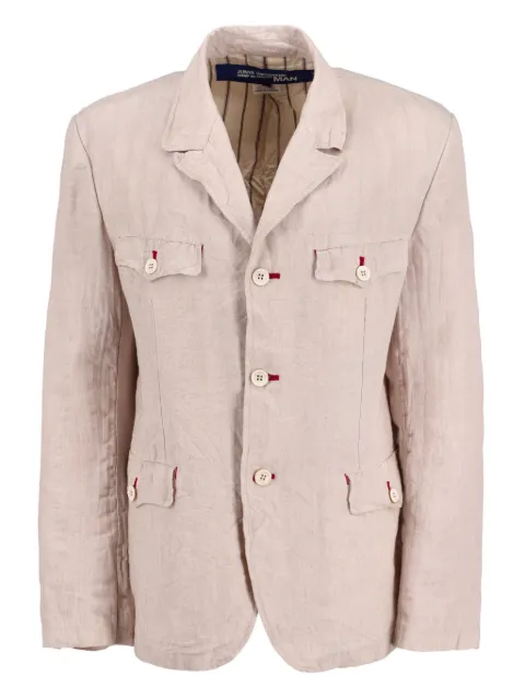 Junya Watanabe MAN linen single-breasted blazer