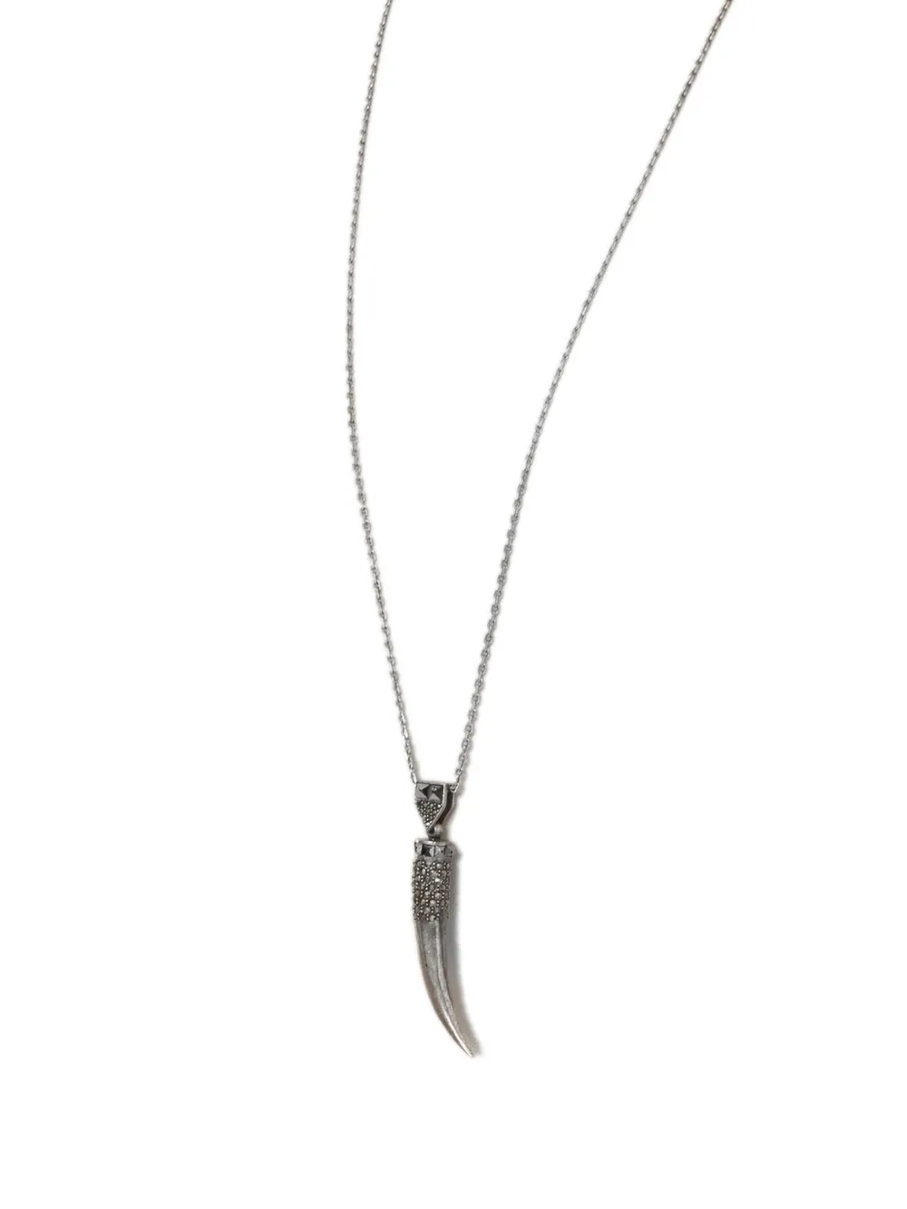 Jean Paul Gaultier Pre-Owned collier à design de corne | argent | Image 1