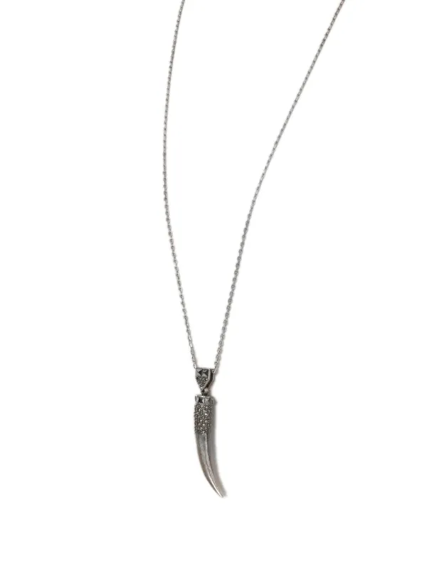 Jean Paul Gaultier Pre-owned Horn-shaped Necklace in Silver