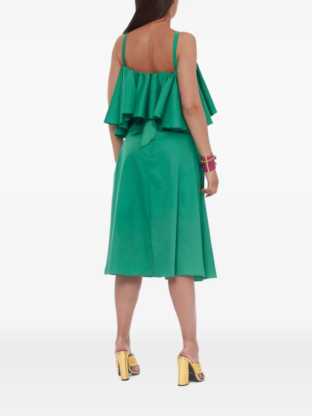 Pre-owned Alessandro De Benedetti Cotton Ruffled Dress