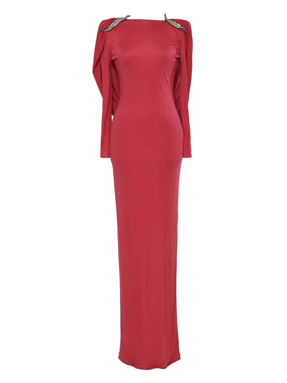1980s draped dress