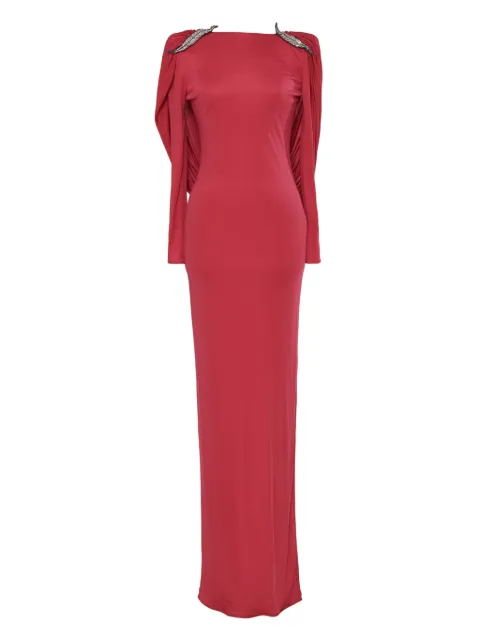 Valentino Garavani Pre-Owned vestido drapeado 1980
