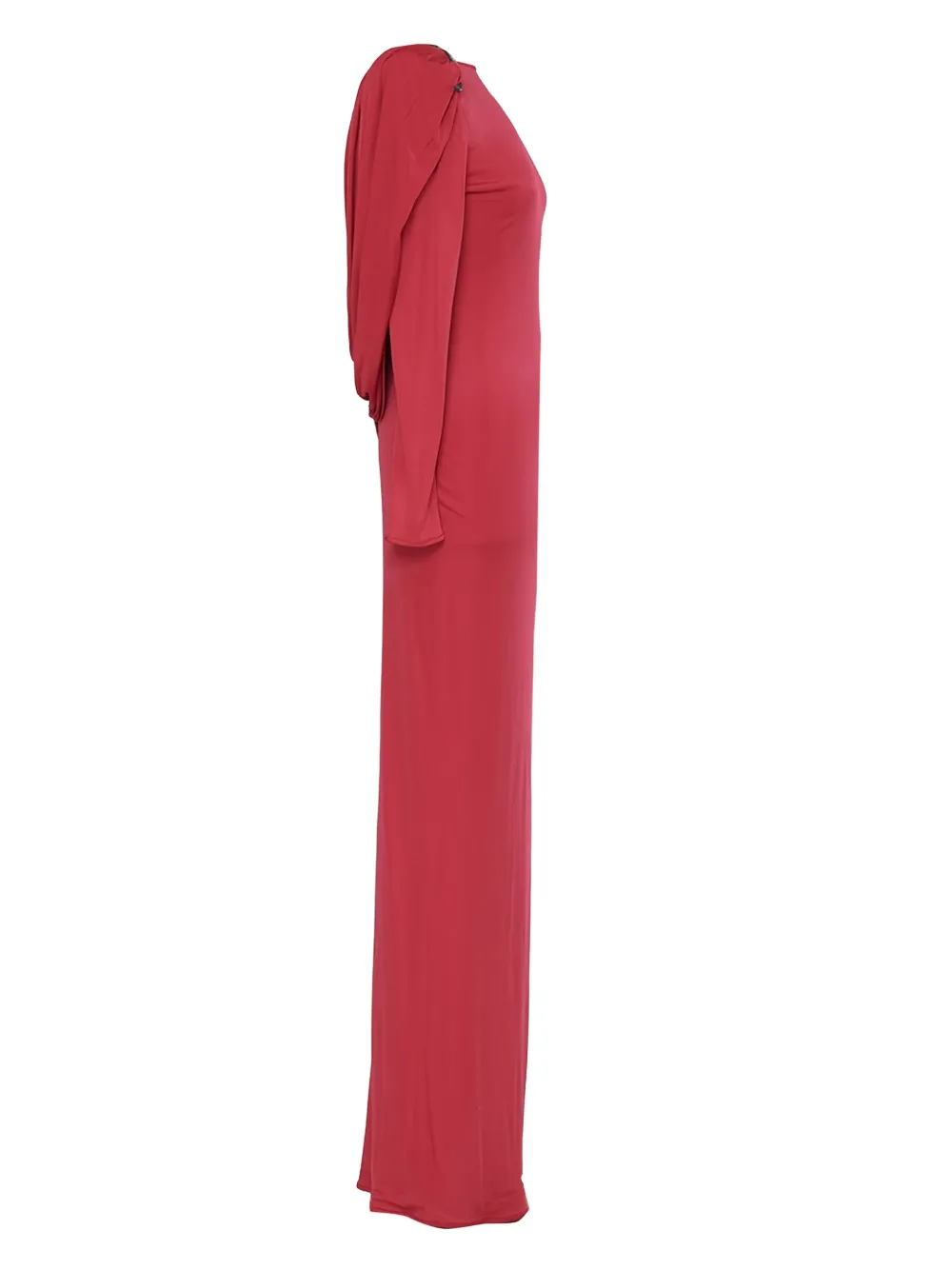 Valentino Garavani Pre-Owned 1980s gedrapeerde jurk - Rood