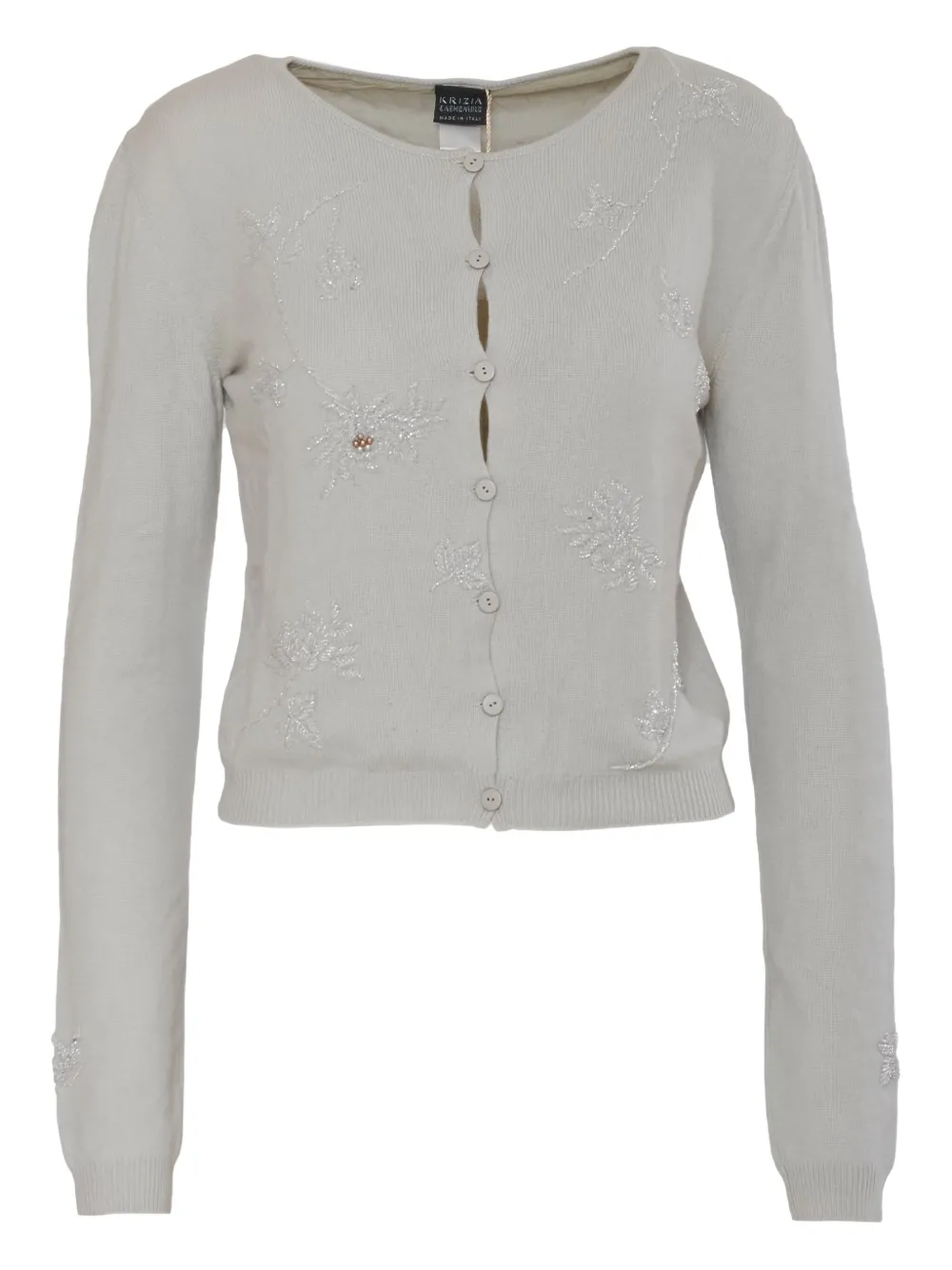 Krizia Pre-Owned cardigan en cachemire | gris | Image 1