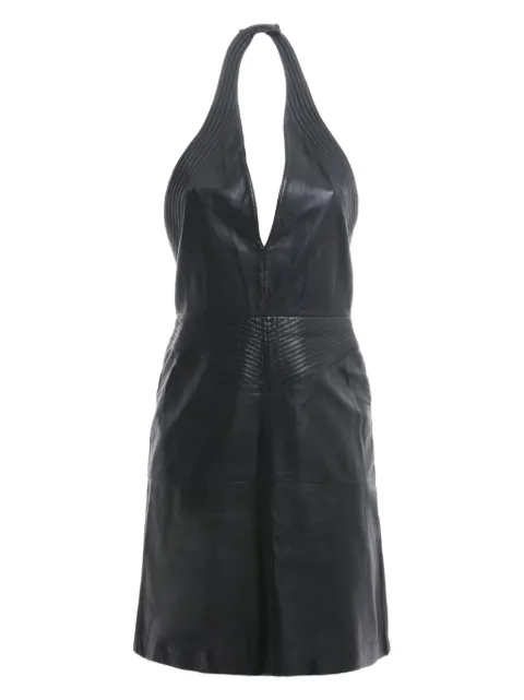 Gianfranco Ferré Pre-Owned 19080s leather dress