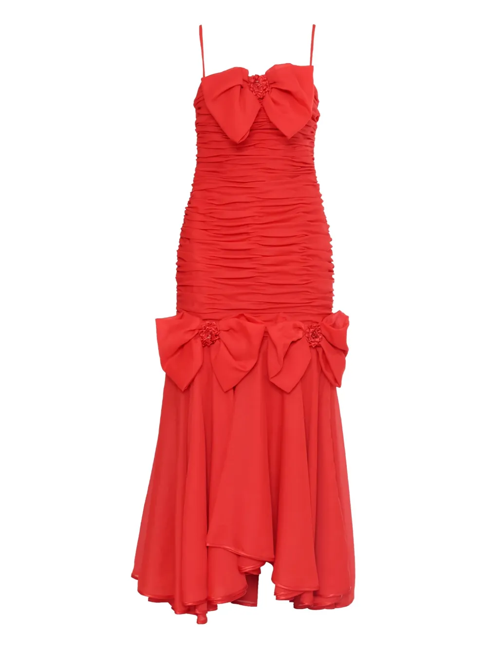 pre-owned bow-detail dress