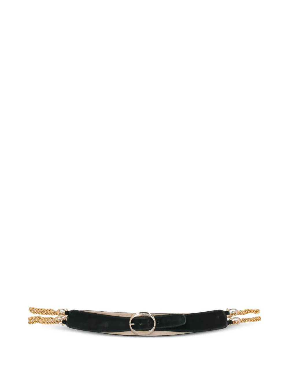 Pirovano Vintage pre-owned chain belt | Green | Image 1