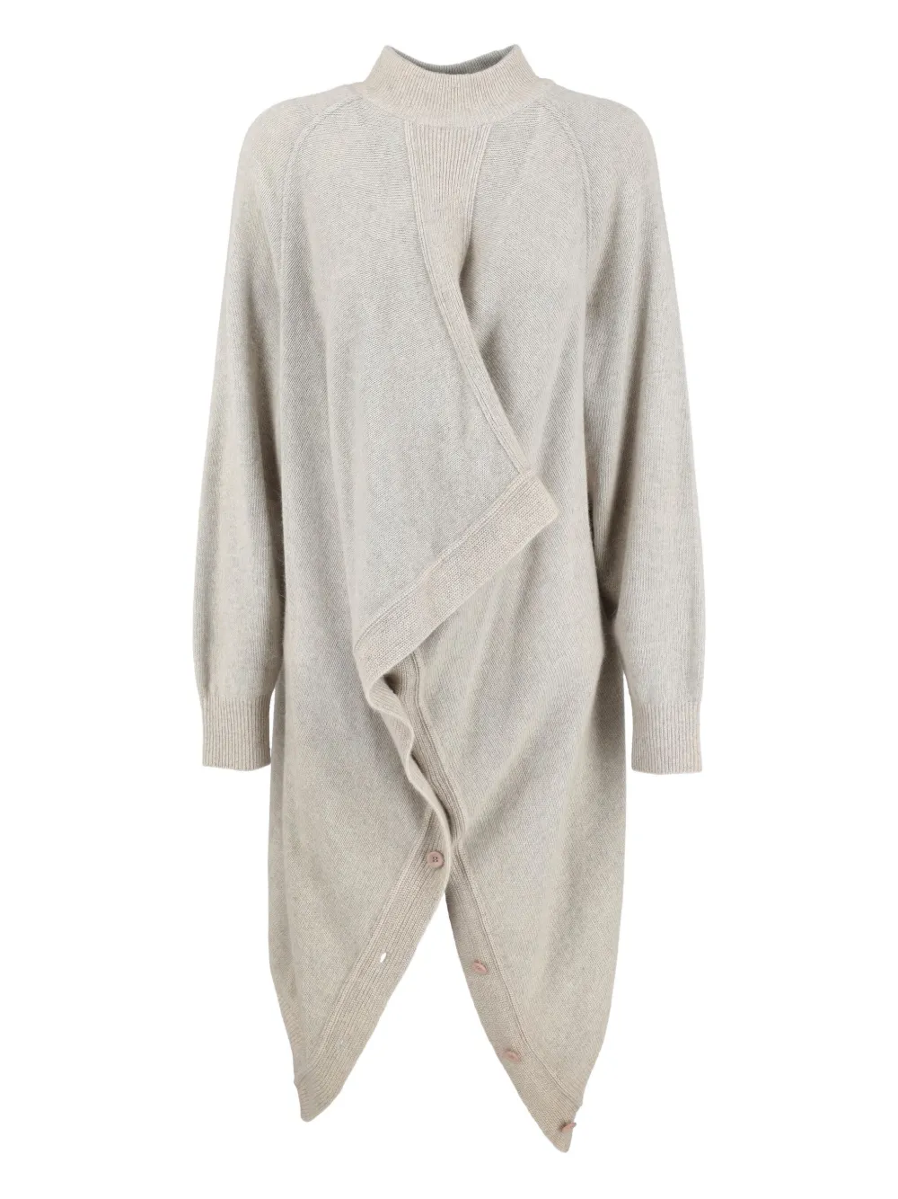 Issey Miyake Pre-Owned 1980s asymmetric sweater | Grey | Image 1