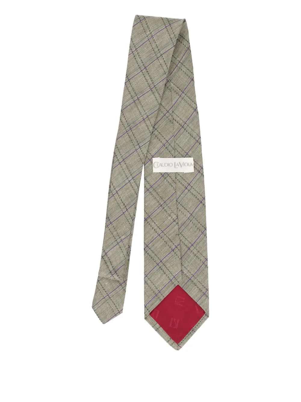 Vintage Pre-Owned check-pattern tie | Image 2