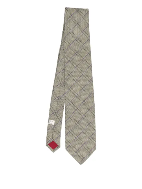 Vintage Pre-Owned check-pattern tie