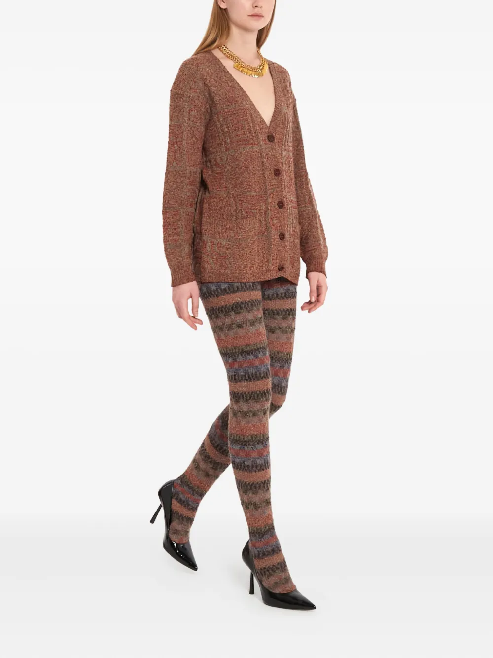 Missoni Pre-Owned cárdigan con cuello en V 1970 | Image 2