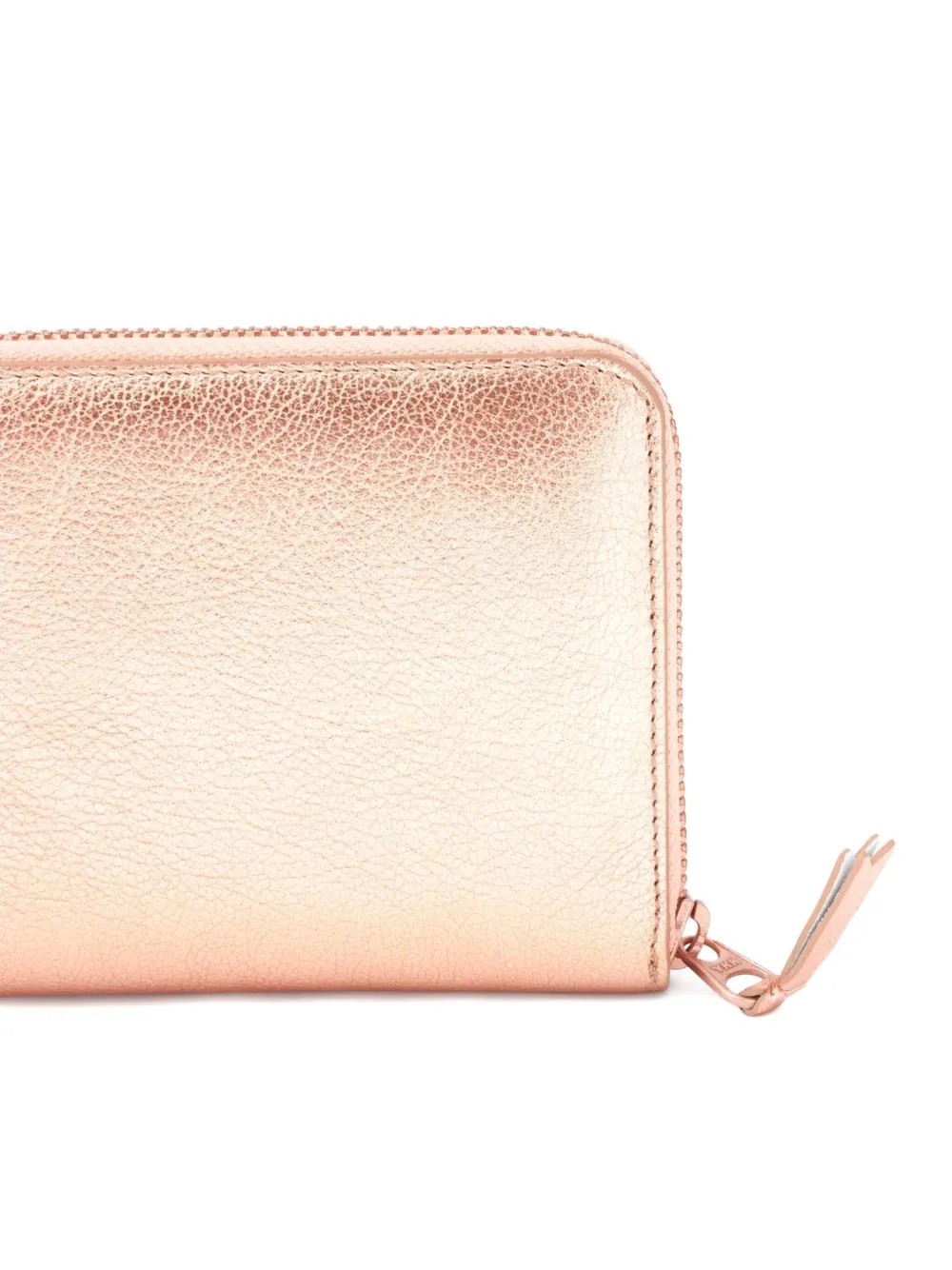 Pre-owned Comme Des Garçons 2010 Leather Wallet In Pink