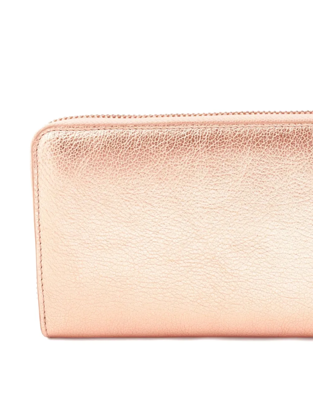 Pre-owned Comme Des Garçons 2010 Leather Wallet In Pink