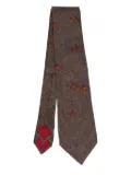 Gucci Pre-Owned paisley-print silk tie - Brown