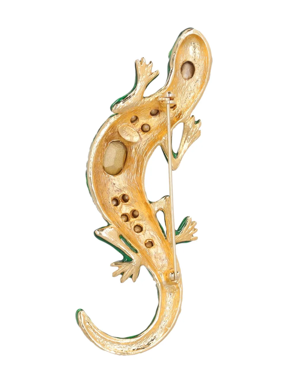 Pre-owned Kenneth Jay Lane Vintage Gecko Brooch