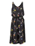 Nº21 2000s pre-owned silk midi dress - Black