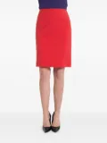 Ferragamo Pre-Owned 2010 cotton pencil skirt - Red