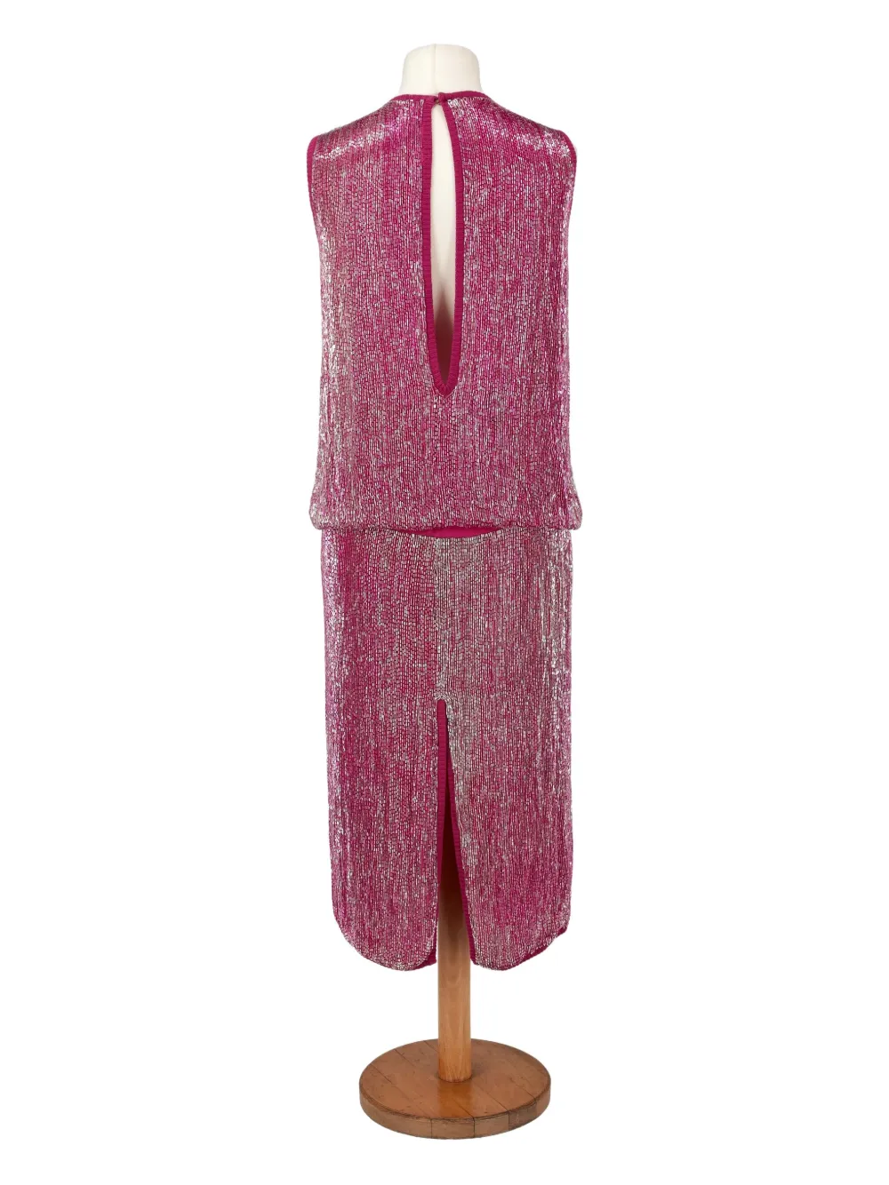 Pre-owned Gianfranco Ferre Beaded Suit In Pink