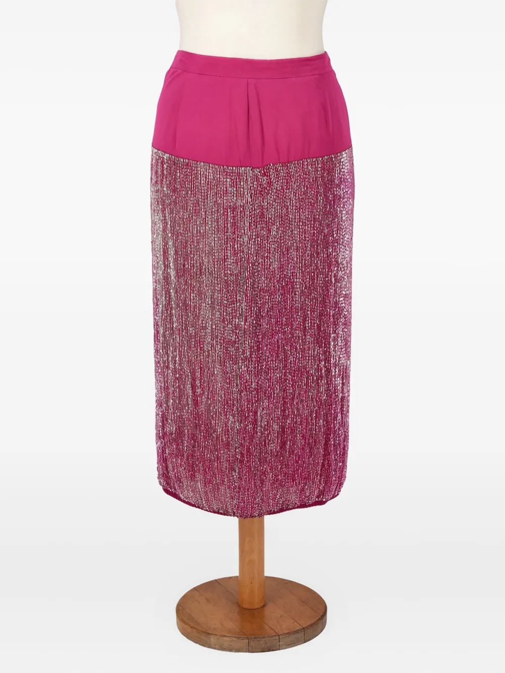 Pre-owned Gianfranco Ferre Beaded Suit In Pink
