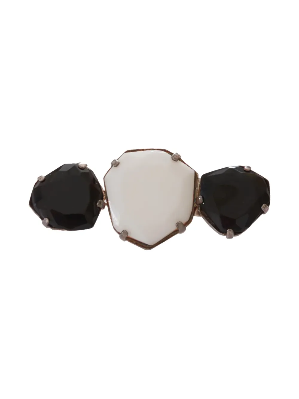 Armani Vintage pre-owned logo-engraved brooch | Gold | Image 1