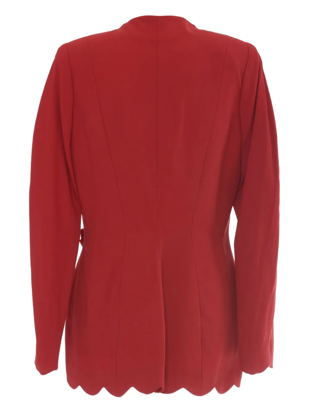 Thierry Mugler Pre-Owned scalloped-hem wool-blend suit | Evening Suits | Image 2