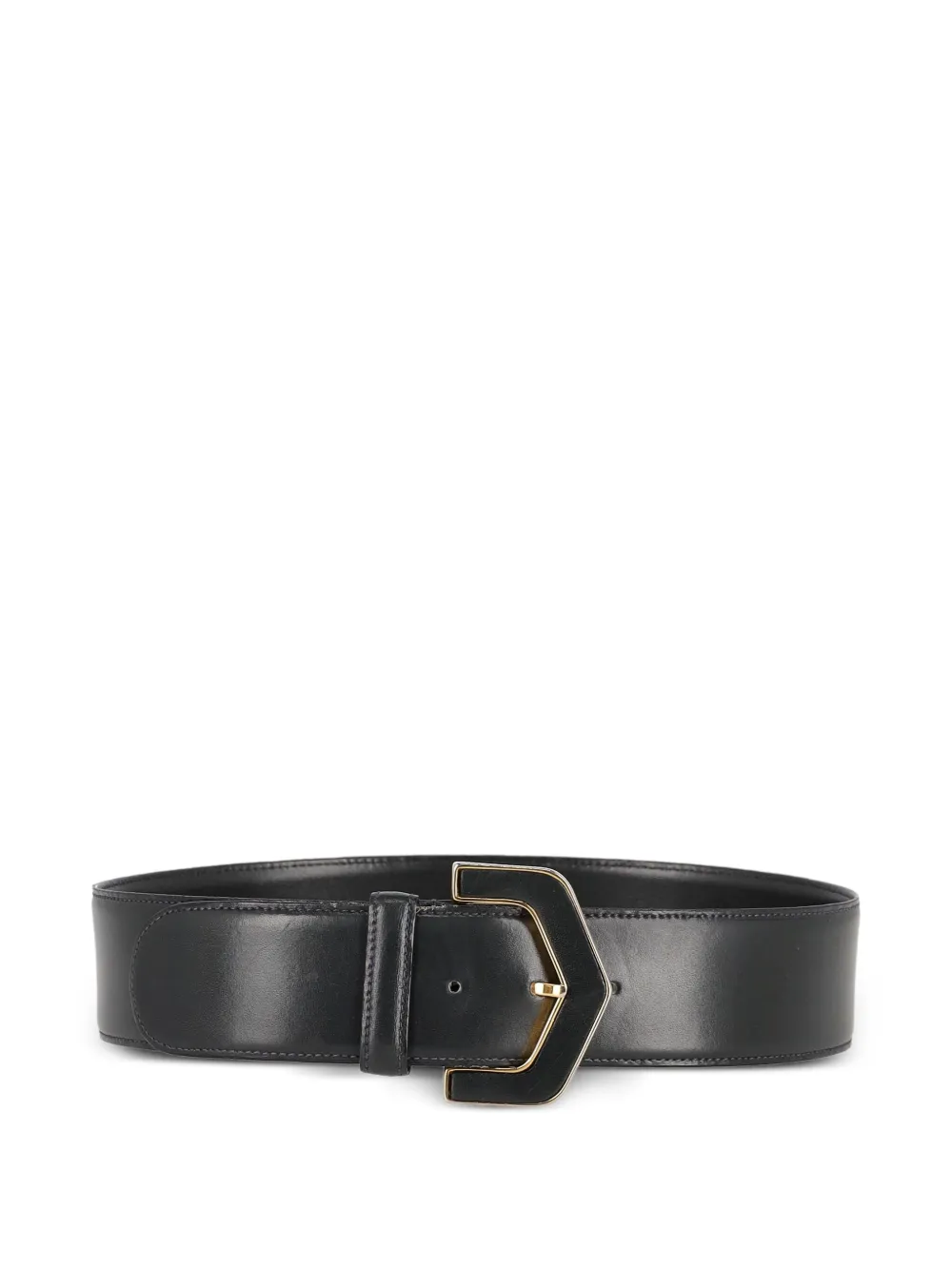 Valentino Garavani Pre-Owned leather belt - ブラック Valentino Garavani Pre-Owned leather belt - ブラック