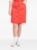 Gucci Pre-Owned 1990s monogram embroidery skirt - Red