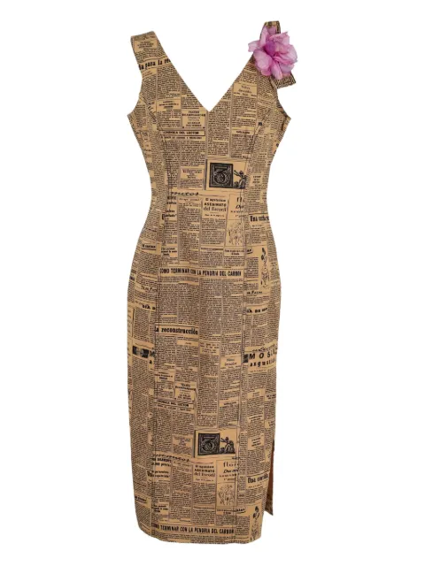 John Galliano Pre-Owned 2000s Gazette dress